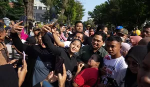 Erick Thohir Aktif Dukung Solo Jadi Kota Olahraga, Sapa Warga Bareng Wali Kota Solo Gibran 