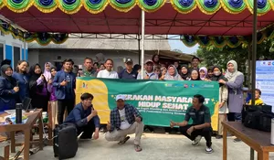 Jalani KKNT-I, Mahasiswa IPB bareng Puskesmas Lawang Gintung Beri Penyuluhan Stunting di Muarasari