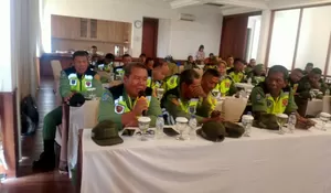 Wujudkan Kamtibmas, Puluahan Satlinmas Tapos Diberikan Pelatihan