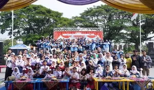 Puncak Peringatan Hari Anak Nasional, Bima Arya Ikut Nyanyi Bareng Duta Anak Kota Bogor