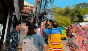Masih Banyak Kabel Menjuntai di Jalanan Kota Bogor, Kadis PUPR : 30 Persen Kabel Nggak Berfungsi, jadi Sampah