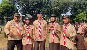 3 Penegak Garuda SMK AK Nusa Bangsa Dikukuhkan Ketua Kwarcab Kota Bogor