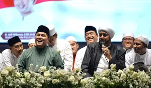 Pasuruan Bersholawat, Habib Syech Doakan Erick Thohir Lebih Sukses
