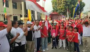 1500 Peserta Ikuti Jalan Santai di Kelurahan Sukamaju Baru