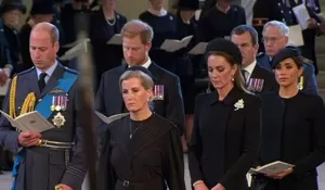 Kate-Meghan Akhirnya Pose Bareng di Persemayaman Ratu Elizabeth II