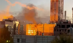 Drone Kamikaze Rusia Porak-porandakan Ibu Kota Ukraina