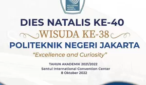 Politeknik Negeri Jakarta Helat Wisuda ke-38 Secara Tatap Muka