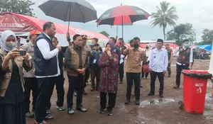 Tiga Kali Datang ke Warungkondang, Ini Pesan Mensos Untuk Para Pengungsi