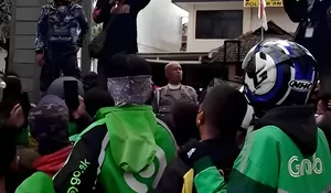 Polresta Bandung Siaga Dititik Rawan, Khawatir Kisruh Ojol dan Opang Merembet