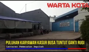 Karyawan PT GWM Wanaherang Di-PHK Jumlahnya 50 Orang, Rela Bangun Tenda di Depan Pabrik
