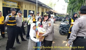 Kapolsek Bobar Ajak Anggota Menabung Kebaikan