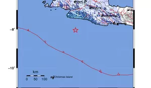 Gempa Berkekuatan Magnitudo 5 Guncang Sukabumi