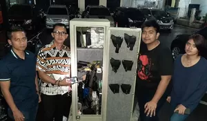 Dibongkar, Isi Brankas 'Koboi' Lamborghini: Granat-Senjata Laras Panjang