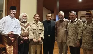 Veteran Operasi Seroja Temui Prabowo di Hambalang