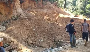 Polisi Tangkap Belasan Orang di Tambang Emas Ilegal Pidie Aceh