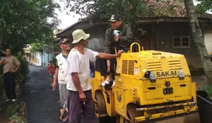 Pemdes Bojongsempu Hotmiks Jaldes dan Beton Jaling