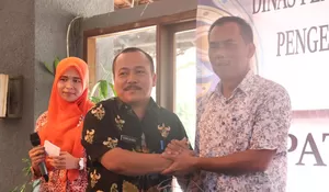  DP3AP2KB Sambut Icang Sebagai Sekretaris Baru