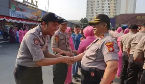 196 Polisi Depok Naik Pangkat