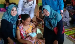 DP3AP2KB Berikan Konseling kepada Korban Bencana