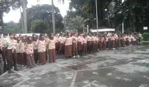 Pramuka Kwaran Tanahsareal Tampilkan Seni Budaya Nusantara