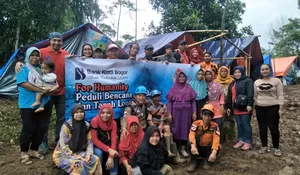 Tim BPR Kota Bogor Kirim Bantuan ke Tiga Desa