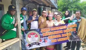FORMI Peduli Korban Longsor di Cinagara