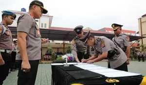 Polresta Bogor Kota Sertijab Pejabat Utama