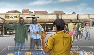 Lansia Curi Emas di Jakarta