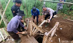 Kelabui Polisi, Lubang Galian Emas Ditutup Tanah Merah