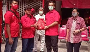 DPC PDIP Kota Bogor Sebar 1458 Paket Lebaran