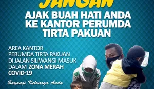 Jangan Ajak Anak ke Perumda Tirta Pakuan