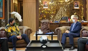 Menko Airlangga Bertemu Dubes Uni Eropa, Ini yang dibahas