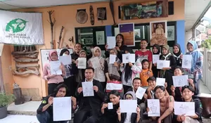 Kegiatan Asah Seni Mandiri UKM Pawon UIKA di Galeri Uie23art_ Painting Studio