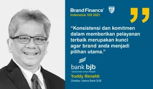 bank bjb Raih Penghargaan Raih Top 100 Most Valuable Brands
