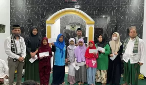 DKM Al-Hafidz Santuni Puluhan Anak Yatim Piatu di Bogor