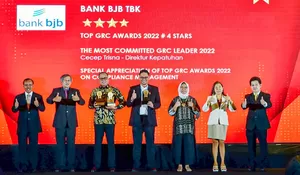 Bank BJB Raih Top GRC Award 2022