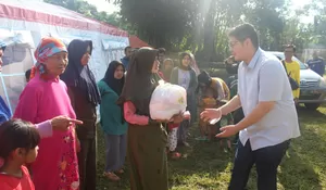 Membantu Korban Bencana, Ravindra Didoakan Waga jadi Pemimpin Bangsa