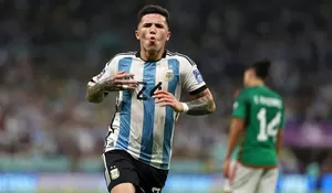 Bantu Argentina Tumbangkan Meksiko 2-0, Enzo Fernandez Jadi Pencetak Gol Termuda Piala Dunia 2022