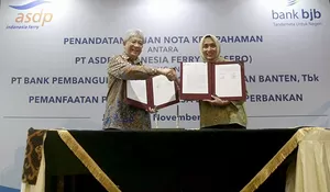 Bank BJB Teken Kerjasama Pemanfaatan Produk Perbankan dengan PT ASDP Indonesia Ferry