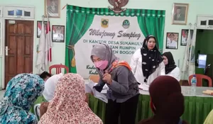 669 KPM di Sukamulya Rumpin Diguyur BLT