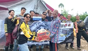 Gandeng Komunitas Trail, PWI Kota Bogor Kirim Bantuan buat Korban Gempa Cianjur hingga Pelosok