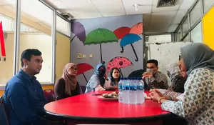 Berbagi Pengalaman dan Pengetahuan, Humas Kemensetneg RI Sambangi Redaksi Metropolitan