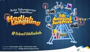 Akhir Tahun Nabung di Bank BJB, Banyak Pilihan Hadiah Langsung