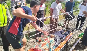Kaget KRL Lewat, Penjahit di Cibinong Tewas dekat Rel