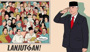 Sambut Pesta Demokrasi dengan Kreativitas, Baliho Bergambar Calon Presiden Ganjar Pranowo Tampil Menarik