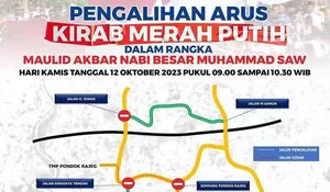 Ada Acara Kirab Merah Putih di Cibinong Besok, Berikut Rekayasa Lalinnya