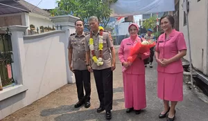 Pisah Sambut Kapolsek Sukmajaya, Kompol Margiyono Gantikan Kompol Gana Yudha