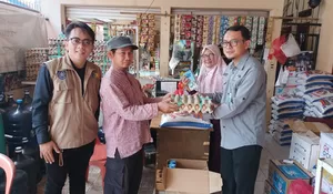 Bansos KDS Disalurkan di Kelurahan  Pondok Petir Depok