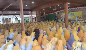 Perayaan Maulid Nabi BKMT Sukmajaya di Balai Sarmili Meriah