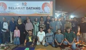 Malam-malam Qurtifa Wijaya Temui Warga Kalibaru Depok, Ternyata Ini yang Dilakukan 